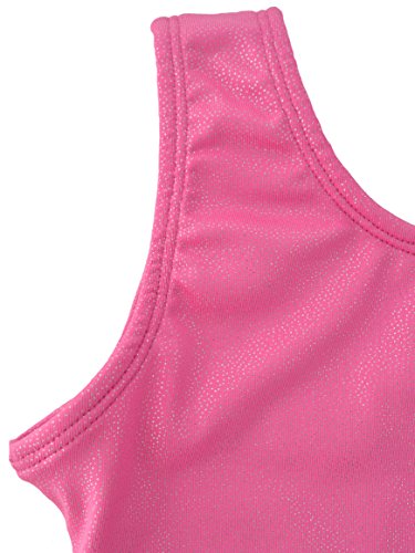 Dancina - Maillots de Gimnasia Leotardo para Niña 10-11 años Sparkle Pink