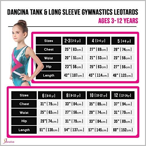 Dancina - Maillots de Gimnasia Leotardo para Niña 10-11 años Sparkle Pink Dancina - Maillots de Gimnasia Leotardo para Niña 10-11 años Sparkle Pink