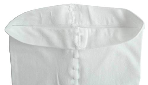 Dancina Medias de Danza y Ballet - Microfibra Ultra Suave 120 DEN para Niña y Mujer L (10-14 años) Blanco Dancina Medias de Danza y Ballet - Microfibra Ultra Suave 120 DEN para Niña y Mujer L (10-14 años) Blanco