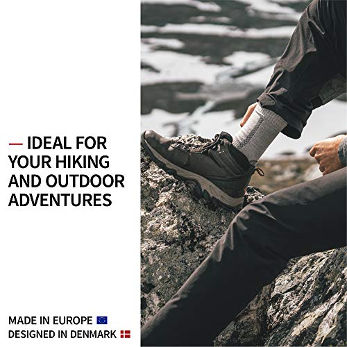 DANISH ENDURANCE Calcetines de Senderismo y Trekking de Lana Merina para Hombre, Mujer y Niños, Otoño e Invierno, Pack de 3 (Gris Claro, EU 39-42) DANISH ENDURANCE Calcetines de Senderismo y Trekking de Lana Merina para Hombre, Mujer y Niños, Otoño e Invierno, Pack de 3 (Gris Claro, EU 39-42)