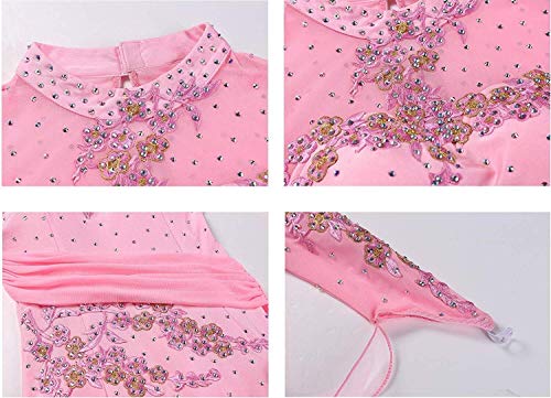 Danza Moderna Danza Social Estilo De Baile De Salón Leche Longsleeved Mujeres De La Falda, Traje Estándar Nacional De Formación Falda De Ensayo Baile Social (Color : Purple, Size : M) Danza Moderna Danza Social Estilo De Baile De Salón Leche Longsleeved Mujeres De La Falda, Traje Estándar Nacional De Formación Falda De Ensayo Baile Social (Color : Purple, Size : M)