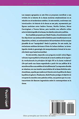 Danzar El Modernismo/ Actuar La Política: 7 (Historia del Arte argentino y latinoamericano)