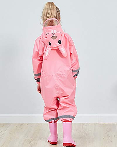 Daoba Impermeable Niñas Poncho de Lluvia con Capucha Dibujos Animados al Aire Libre Transpirable Colores Niños Seguridad Advertencia Reflectantes Chubasquero Daoba Impermeable Niñas Poncho de Lluvia con Capucha Dibujos Animados al Aire Libre Transpirable Colores Niños Seguridad Advertencia Reflectantes Chubasquero