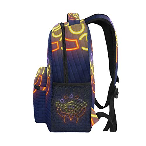 Dard Mono Azul Mochila Escolar Impermeable Mochilas Escolares para Estudiante Adolescentes Niñas Niños