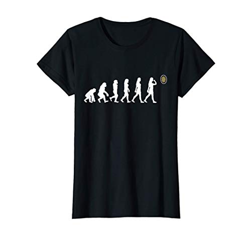 Dardos jugador regalo evolución mujer dardos dardos Camiseta