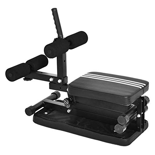 DAUERHAFT Banco de Abdominales Resistente de Acero Duradero Banco de declive para Abdominales para una Amplia Gama de Ejercicios con diseño Plegable DAUERHAFT Banco de Abdominales Resistente de Acero Duradero Banco de declive para Abdominales para una Amplia Gama de Ejercicios con diseño Plegable