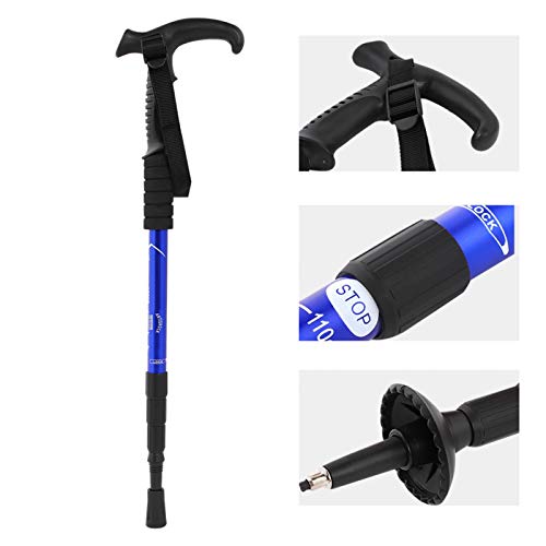 DAUERHAFT Bastón de Senderismo Antideslizante portátil Bastones de Senderismo Ajustables, Ligeros y duraderos para Senderismo de montaña al Aire Libre Viajes para mochileros Caminar Trekking para DAUERHAFT Bastón de Senderismo Antideslizante portátil Bastones de Senderismo Ajustables, Ligeros y duraderos para Senderismo de montaña al Aire Libre Viajes para mochileros Caminar Trekking para