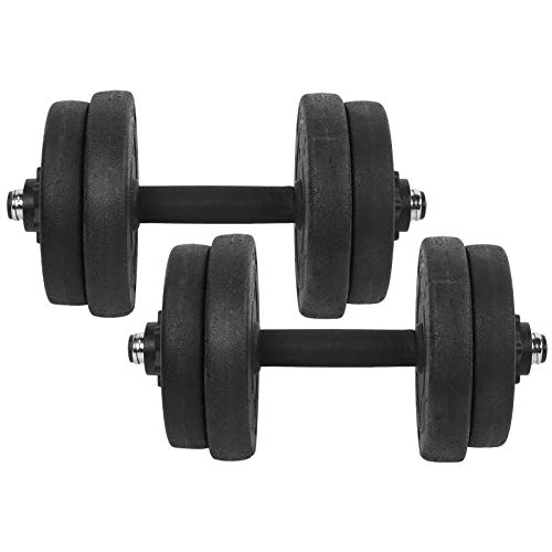 DAUERHAFT Equipo de Gimnasia con Mancuernas Que promueve la pérdida de Peso con Mancuernas Ajustables para Principiantes DAUERHAFT Equipo de Gimnasia con Mancuernas Que promueve la pérdida de Peso con Mancuernas Ajustables para Principiantes