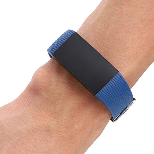 DAUERHAFT Reloj Elegante de la Pulsera de la Pantalla Grande de 1.14inch de la Pulsera Inteligente Impermeable IP67, para iOS 80(Blue)