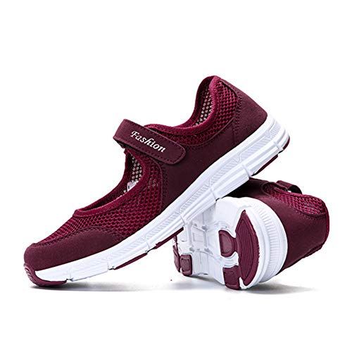 Daytwork Zapatos para Mujer Sandalias Deportivas - Sneaker Ligero Bailarinas Confort Clásico Plano Caminando Malla Zapatos de Agua Daytwork Zapatos para Mujer Sandalias Deportivas - Sneaker Ligero Bailarinas Confort Clásico Plano Caminando Malla Zapatos de Agua