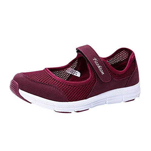 Daytwork Zapatos para Mujer Sandalias Deportivas - Sneaker Ligero Bailarinas Confort Clásico Plano Caminando Malla Zapatos de Agua