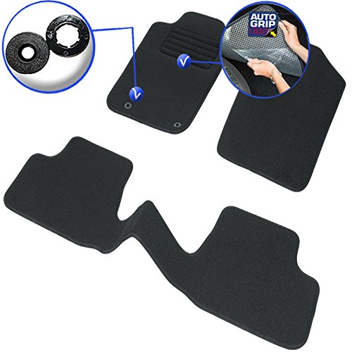 DBS Alfombrillas de Coche - A Medida - Alfombrillas para Coche - 3 uds. - Antideslizante - Moqueta en Negro 900 g/m² - Aspecto Terciopelo - Modelo Star - 1763202 DBS Alfombrillas de Coche - A Medida - Alfombrillas para Coche - 3 uds. - Antideslizante - Moqueta en Negro 900 g/m² - Aspecto Terciopelo - Modelo Star - 1763202