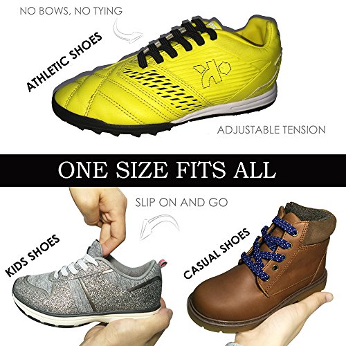 D&D No Tie Shoelaces for Kids and Adults - Sports Fan Shoelace - Flat Elastic Shoe Laces Replacement shoelace For Athletic Running Sneaker Boots Board Shoes Casual Shoes D&D No Tie Shoelaces for Kids and Adults - Sports Fan Shoelace - Flat Elastic Shoe Laces Replacement shoelace For Athletic Running Sneaker Boots Board Shoes Casual Shoes
