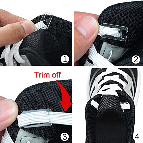 D&D No Tie Shoelaces for Kids and Adults - Sports Fan Shoelace - Flat Elastic Shoe Laces Replacement shoelace For Athletic Running Sneaker Boots Board Shoes Casual Shoes