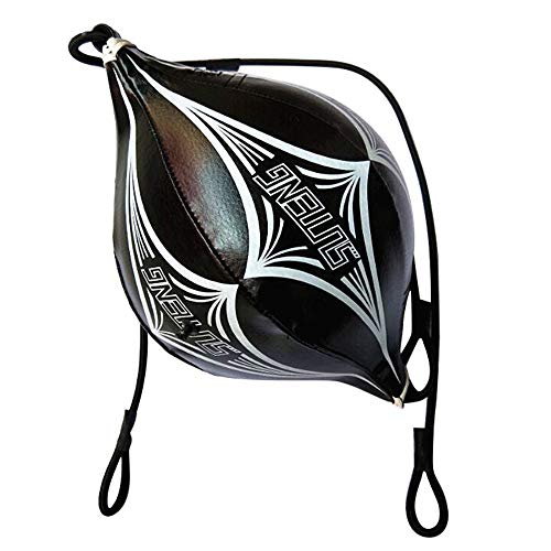 De Oliva En Forma De Bola con Velocity Boxeo Cuerda Elástico, Doble Fin De Ventilación Boxeo Muay Tailandés Bola Globo Hinchable Reacción Lucha De La Bola (Black) De Oliva En Forma De Bola con Velocity Boxeo Cuerda Elástico, Doble Fin De Ventilación Boxeo Muay Tailandés Bola Globo Hinchable Reacción Lucha De La Bola (Black)