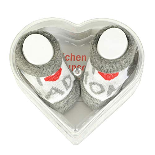 De regalo de calcetines para bebé Regalo único para baby shower o recién nacido para niños y niñas 1 par 0-3 meses De regalo de calcetines para bebé Regalo único para baby shower o recién nacido para niños y niñas 1 par 0-3 meses