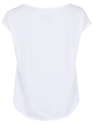 Deadpool Camiseta de Mujer Unicorn Ride Loose Fit Marvel Blanco Azul - L Deadpool Camiseta de Mujer Unicorn Ride Loose Fit Marvel Blanco Azul - L