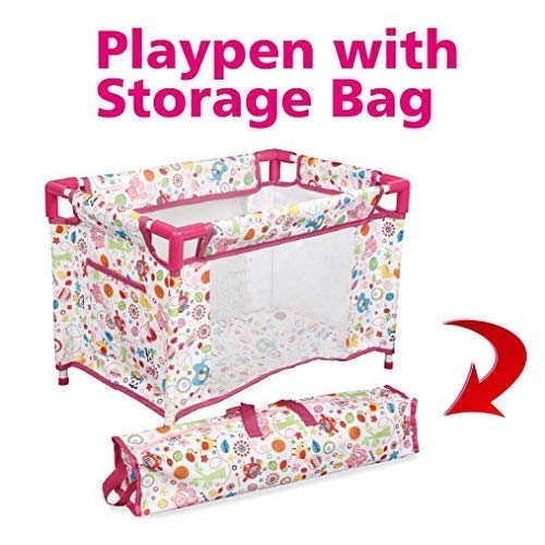 deAO Conjunto 5en1 para Muñecas Bebé Incluye Cuna, Carrito, Canguro Portabebés, Gimnasio y Bolso Cambiador Juguete de Imitación para Muñecas Bebé Jugar a Ser Mamá y Papá (Muñeca NO Incluida) deAO Conjunto 5en1 para Muñecas Bebé Incluye Cuna, Carrito, Canguro Portabebés, Gimnasio y Bolso Cambiador Juguete de Imitación para Muñecas Bebé Jugar a Ser Mamá y Papá (Muñeca NO Incluida)