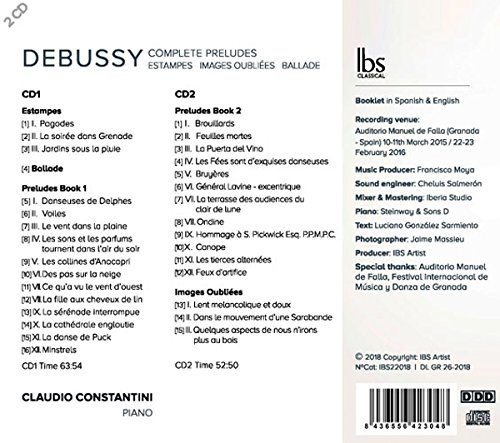 DEBUSSY: Complete Preludes DEBUSSY: Complete Preludes