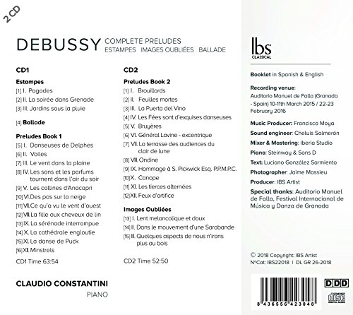 DEBUSSY: Complete Preludes DEBUSSY: Complete Preludes