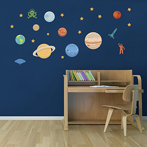 decalmile Espacio Planeta Pegatinas De Pared Decoración Infantil de Pared Sistema Solar Niños Adhesivos Pared Vinilo Pared Decorativos para Cuarto De Niños Cuarto De Los Niños Guardería Aula decalmile Espacio Planeta Pegatinas De Pared Decoración Infantil de Pared Sistema Solar Niños Adhesivos Pared Vinilo Pared Decorativos para Cuarto De Niños Cuarto De Los Niños Guardería Aula