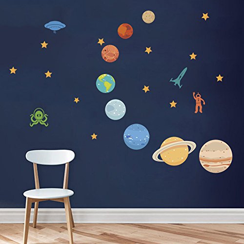 decalmile Espacio Planeta Pegatinas De Pared Decoración Infantil de Pared Sistema Solar Niños Adhesivos Pared Vinilo Pared Decorativos para Cuarto De Niños Cuarto De Los Niños Guardería Aula decalmile Espacio Planeta Pegatinas De Pared Decoración Infantil de Pared Sistema Solar Niños Adhesivos Pared Vinilo Pared Decorativos para Cuarto De Niños Cuarto De Los Niños Guardería Aula