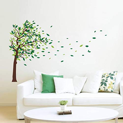 decalmile Pegatinas de Pared Arbol Verde Vinilos Decorativos Hojas Infantil Salón Dormitorio Decorativos Adhesivos (L, Verde, Derecho) decalmile Pegatinas de Pared Arbol Verde Vinilos Decorativos Hojas Infantil Salón Dormitorio Decorativos Adhesivos (L, Verde, Derecho)