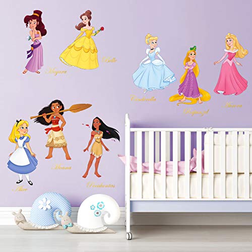 decalmile Pegatinas de Pared Princesa Vinilos Decorativos Sirena Ariel Blancanieves Adhesivos Pared Habitación Guardería Niñas Infantiles Bebés decalmile Pegatinas de Pared Princesa Vinilos Decorativos Sirena Ariel Blancanieves Adhesivos Pared Habitación Guardería Niñas Infantiles Bebés