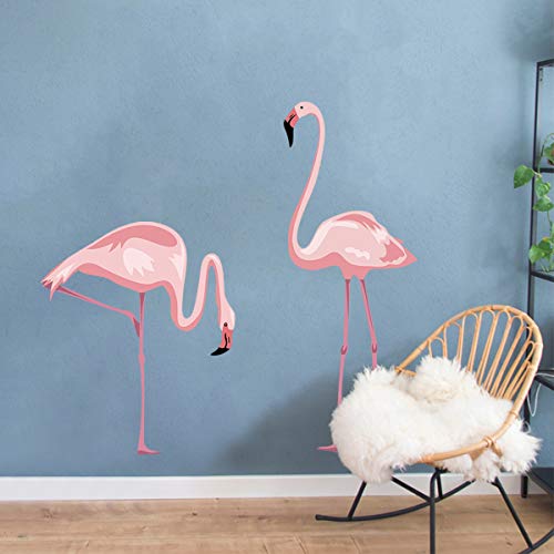 decalmile Rosado Flamencos Pegatina De Pared Pelar y Pegar Desmontable Adhesivos Pared Decorativos para Salón Dormitorio Habitación para Niños decalmile Rosado Flamencos Pegatina De Pared Pelar y Pegar Desmontable Adhesivos Pared Decorativos para Salón Dormitorio Habitación para Niños