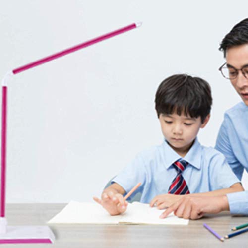 DECKEY 10W LED Lámpara de Escritorio Lámpara de Mesa Lámpara de Mesa Regulable Lámpara de Oficina Giratoria Lámpara de Lectura Lámpara de Libro Lámpara de Trabajo 60 LED (Rosa) DECKEY 10W LED Lámpara de Escritorio Lámpara de Mesa Lámpara de Mesa Regulable Lámpara de Oficina Giratoria Lámpara de Lectura Lámpara de Libro Lámpara de Trabajo 60 LED (Rosa)
