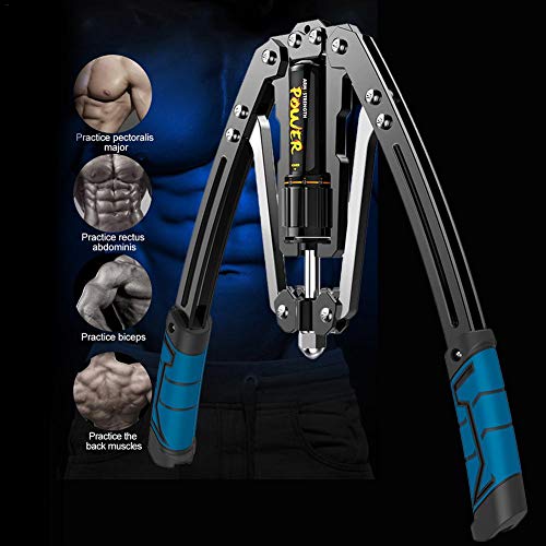 Dedeka Ejercicios de brazo, sistema de entrenamiento de máquina de brazo, 4 en 1, expansor de pecho ajustable, entrenador de fuerza para ejercitar fuerza, desde 10 kg hasta 200 kg.