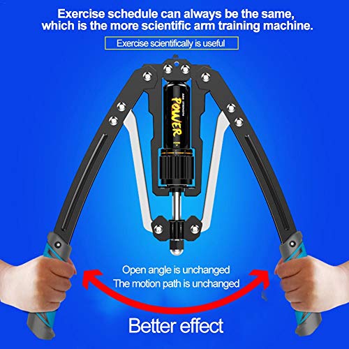 Dedeka Ejercicios de brazo, sistema de entrenamiento de máquina de brazo, 4 en 1, expansor de pecho ajustable, entrenador de fuerza para ejercitar fuerza, desde 10 kg hasta 200 kg.