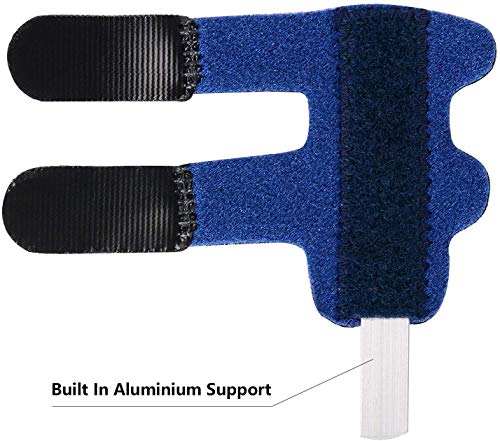 Dedo Extensión Férula para Dedo en Gatillo, Tirante Ajustable de la Férula del Dedo, Lanzamiento del Tendón del Dedo y Correa de Fijación del Alivio del Dolor con Ayuda de Aluminio Incorporada Dedo Extensión Férula para Dedo en Gatillo, Tirante Ajustable de la Férula del Dedo, Lanzamiento del Tendón del Dedo y Correa de Fijación del Alivio del Dolor con Ayuda de Aluminio Incorporada