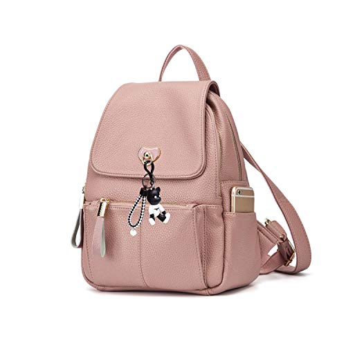 DEERWORD Para mujer Bolsos mochila Bolsos bandolera Carteras de mano Mochila escolar Bolsa para portátil Cuero Raíz De Loto Rosa DEERWORD Para mujer Bolsos mochila Bolsos bandolera Carteras de mano Mochila escolar Bolsa para portátil Cuero Raíz De Loto Rosa