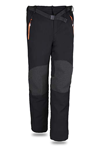 DEKINMAX Pantalones de senderismo para hombre, resistentes al agua, pantalones de softshell, para exteriores, resistentes al viento, impermeables, cálidos, para esquí y trekking.