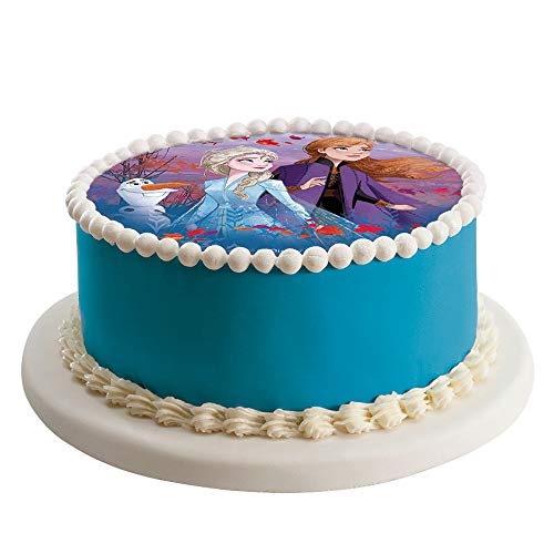 Dekora - Disney Frozen Decoracion Tartas de Cumpleaños, 20 cm, Multicolor, 114382 Dekora - Disney Frozen Decoracion Tartas de Cumpleaños, 20 cm, Multicolor, 114382