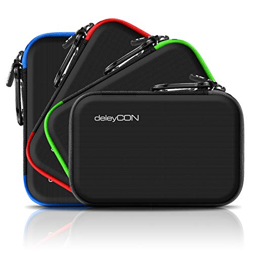 deleyCON Navi Case Funda para Dispositivos de Navegación de hasta 6 &" 6,2" Pulgadas (17x12x4,5cm) - Sólida - Un Compartimiento Interior - Negro