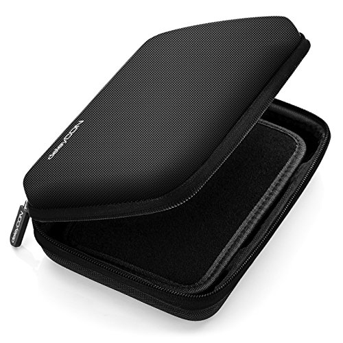 deleyCON Navi Case Funda para Dispositivos de Navegación de hasta 6 &" 6,2" Pulgadas (17x12x4,5cm) - Sólida - Un Compartimiento Interior - Negro