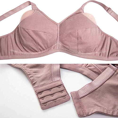 DELIMIRA - Sujetador de Copa Completa sin Aros y Relleno para Posoperatorio para Mujer Mochaccino 95B DELIMIRA - Sujetador de Copa Completa sin Aros y Relleno para Posoperatorio para Mujer Mochaccino 95B