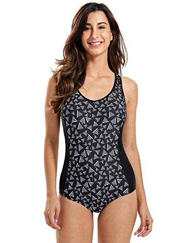 DELIMIRA Traje de Baño de Una Pieza Estampado Cruzar Atrás con Relleno para Mujer Multicolor #30 52 DELIMIRA Traje de Baño de Una Pieza Estampado Cruzar Atrás con Relleno para Mujer Multicolor #30 52