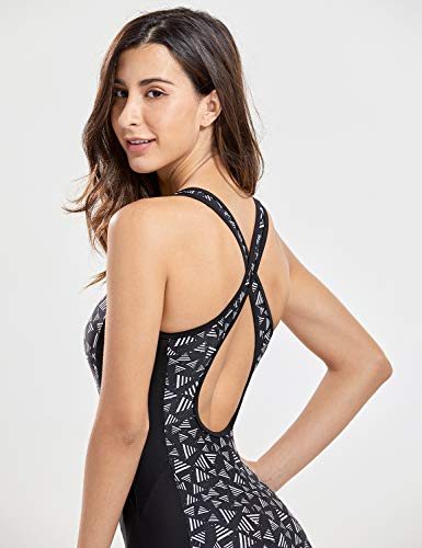 DELIMIRA Traje de Baño de Una Pieza Estampado Cruzar Atrás con Relleno para Mujer Multicolor #30 52 DELIMIRA Traje de Baño de Una Pieza Estampado Cruzar Atrás con Relleno para Mujer Multicolor #30 52