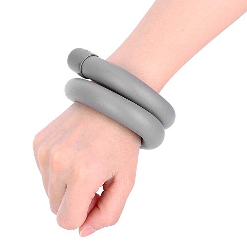 Demeras 2pcs Fitness Yoga Pulsera con Soporte de Peso Anillo de Peso de Tobillo Anillo de Peso de muñeca Fortalecimiento Ejercicio de Fitness