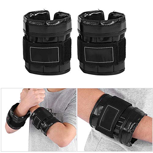 Demeras Pesas de muñeca, Bolsa de Arena, Pesas de Tobillo, Juego de 1-3 kg, Peso Deportivo, Pesas de muñeca Ajustables, Equipo de Entrenamiento con Bolsa de Arena(Sin arena)