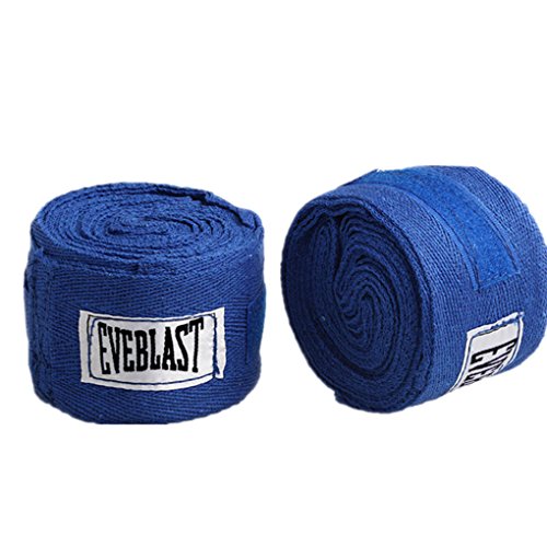 Demino 2 Rollos de algodón 3M Deportes Correa de Boxeo Vendaje de Sanda Muay Thai Guantes de Taekwondo Mano Wraps 3M 2pcs