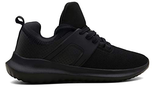 DENGBOSN Zapatillas Running para Hombre Mujer Fitness Zapatos Deportivas Ligero Sneakers Gimnasio Aire Libre y Deporte XZ666-black1-EU42 DENGBOSN Zapatillas Running para Hombre Mujer Fitness Zapatos Deportivas Ligero Sneakers Gimnasio Aire Libre y Deporte XZ666-black1-EU42