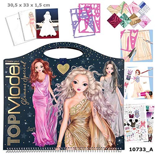 Depesche 10733 – Libro para Colorear TopModel Glamour Special, Aprox. 30,5 x 33 x 1,5 cm. Depesche 10733 – Libro para Colorear TopModel Glamour Special, Aprox. 30,5 x 33 x 1,5 cm.