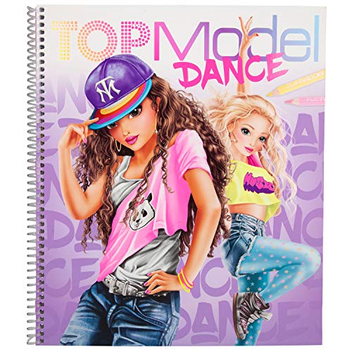 Depesche- Libro para colorear TOPModel Dance, aprox. 25,5 x 29 x 1,5 cm. (10959) , color/modelo surtido