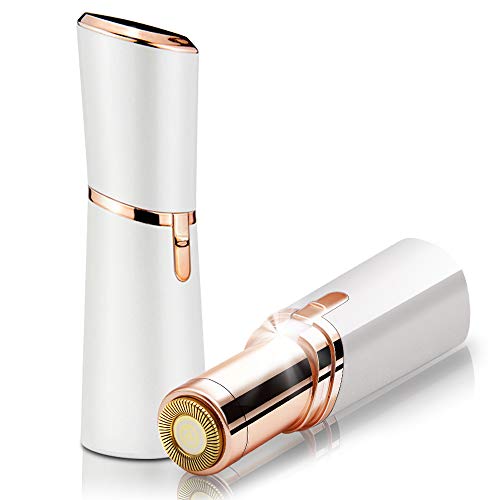 Depiladora Facial Mujer Electrica, Removedor de Vello Impecable, Afeitadora sin dolor para Mujer Impermeable para Mejillas Labios Barbilla y Cuello de Mujeres con Luz LED Incorporada Batería Depiladora Facial Mujer Electrica, Removedor de Vello Impecable, Afeitadora sin dolor para Mujer Impermeable para Mejillas Labios Barbilla y Cuello de Mujeres con Luz LED Incorporada Batería