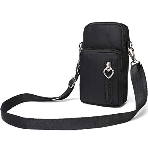 Deportes Brazalete aire libre prueba sudor corriente Hombro cruzado casual Monedero Gimnasio Bolsa teléfono celular Titular llave para iPhone Xs Max / Xr, Galaxy S10 Plus, Huawei P30 Pro (Negro) Deportes Brazalete aire libre prueba sudor corriente Hombro cruzado casual Monedero Gimnasio Bolsa teléfono celular Titular llave para iPhone Xs Max / Xr, Galaxy S10 Plus, Huawei P30 Pro (Negro)