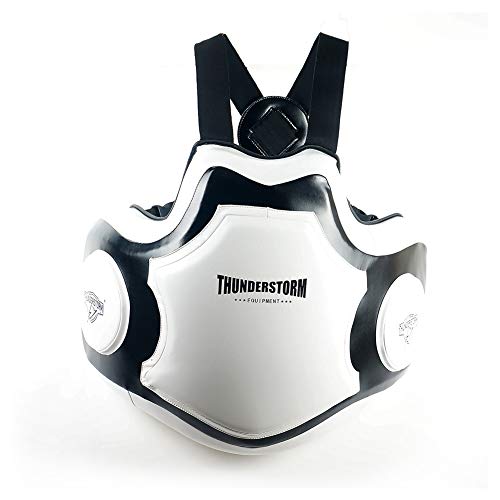 Deportes Profesionales/Artes Marciales Protector Pecho, Almohadilla Corporal Protector Corporal para Boxeo Muay Thai Entrenamiento Artes Marciales (White) Deportes Profesionales/Artes Marciales Protector Pecho, Almohadilla Corporal Protector Corporal para Boxeo Muay Thai Entrenamiento Artes Marciales (White)